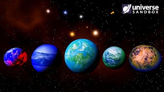 Making an 8 Star System With Habitable Life 4 Universe Sandbox [upl. by Doscher]