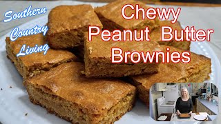 Chewy Peanut Butter Brownies [upl. by Tterb]