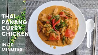 Thai Panang curry with chicken [upl. by Dorren433]