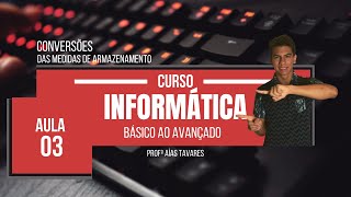 Conversão das Medidas de Armazenamento  Bit Byte KB MB GB TB Informática para Concursos [upl. by Raknahs]