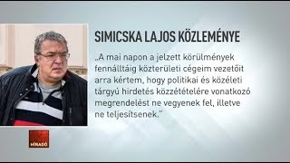 Plakátügy Simicska visszalép [upl. by Taryne390]