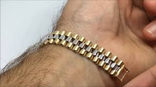 Moko Apple Watch Gold Link Bracelet Review [upl. by Sudaorb144]