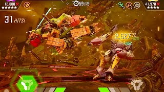 Bludgeon vs Scorponok AM D84 — Transformers Forged to Fight [upl. by Stillman]