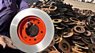 disc rotor brake manufacturing Complete manufacturing process [upl. by Ronyar]