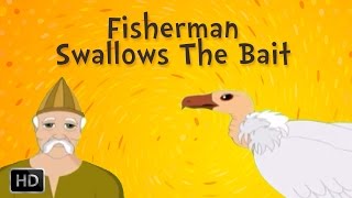 Jataka Tales  Moral Stories for Kids  The Fisherman Swallows the Bait  Kids Stories [upl. by Jerald]