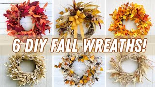 How to make 6 different fall wreaths [upl. by Eittah4]