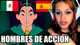 ESPAÑOLA Reacciona 🗡️ Hombres de accion 🗡️ MULAN CastellanoLatino [upl. by Atinus]