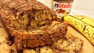 NUTELLA amp Roasted Bananas Bread Recipe Cesy Can Cook [upl. by Mickie570]