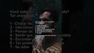 ansiedade não é frescura saúde saudemental ansiedade foryou fyp fypシ゚viral [upl. by Allimrac]