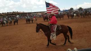 Shonto 2017 Harry Brown Rodeo Grand Entry July 16 2017 [upl. by Nosreffej295]