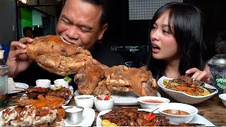 DATE IN MANONG BARBS PINOY BARBECUE  MUKBANG ASMR avamendezofficial [upl. by Spillihp431]