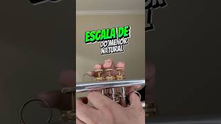 Escala de Do menor natural trompeta tutorial trumpet [upl. by Nnaxor118]