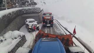 Schneeräumung im Zillertal Winterdienst mit erdbewegungendaum [upl. by Aeslahc]