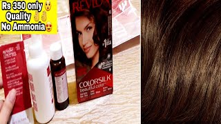 Revlon Hair color reviewRevlon color Silk 46 Golden BrownVlogs for all [upl. by Dikmen]