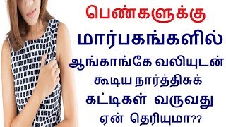 மார்பகங்களில் வலியுடன் கூடிய நார்த்திசுக் கட்டிகள் வருவது ஏன் Fibrocystic Breast Disease in tamil [upl. by Ecikram605]