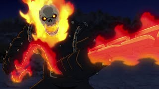 Ghost Rider action scenes from the cartoons Compilation 19922016 [upl. by Etnoed522]