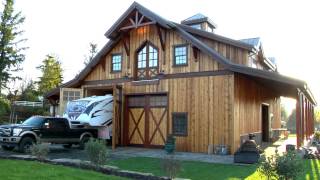 Barn Pros  Timber Framed Denali 60 Gable Barn [upl. by Zehc]