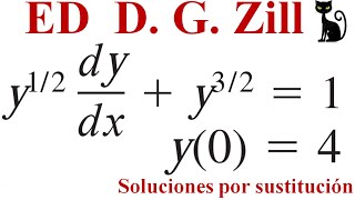 ED de primer orden ECUACIONES de BERNOULLIProblema de VALORES INICIALES Zill 2522 👀👍😺 [upl. by Nanji]