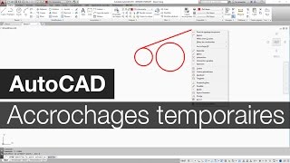 Autocad 2016  Accrochages temporaires [upl. by Eiramanit909]