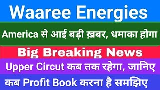 waaree energies share latest news waaree energies today news waaree energies price target analysis [upl. by Nitsyrc]