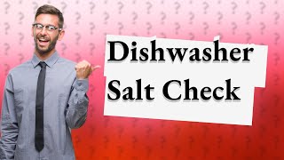 How do I know if my Neff dishwasher needs salt [upl. by Brom]