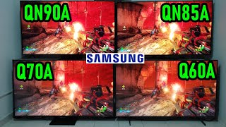 Samsung QN90A vs QN85A vs Q70A vs Q60A  Neo QLED vs QLED ¿Cuál te conviene más [upl. by Yadnil]