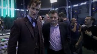 SPOILERS Behind the scenes The Time of the Doctor amp Matt Smiths regeneration  Doctor Who  BBC [upl. by Euqnimod]