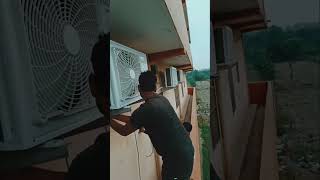 Voltas ac installation for cool Xpress installation viralshorts [upl. by Nibuz900]