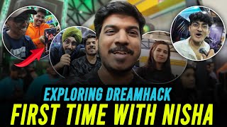 Exploring DreamHack First Time with NISHA  DreamHack Hyderabad 2024 VLOG [upl. by Elleval406]