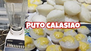 PUTO CALASIAO RECIPEPUTONG BIGAS GAMIT ANG BLENDERRICE RECIPE [upl. by Lurie]