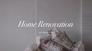 Singapore Daily Life Vlog  Breakfast at Home  HDB Renovation Plastering Walls [upl. by Nollat]