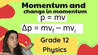 Grade 12 Momentum and change in momentum [upl. by Felicdad]