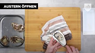 Otto Wilde Tutorials  Austern öffnen [upl. by Nolahs944]