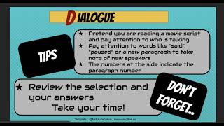 Dialogue OSSLT Tips [upl. by Soni601]