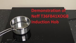 Neff T36FB41XOG Induction Hob [upl. by Irpac]