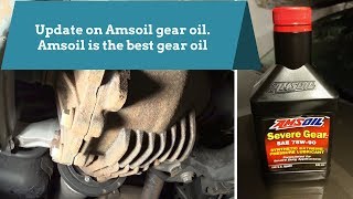 Update on Amsoil gear oil and what a difference it made on ride and MPG [upl. by Scopp]