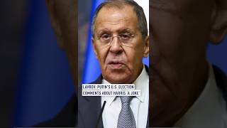 Lavrov Downplays Putins Joke on Harris Cites US Deep State [upl. by Refotsirhc]