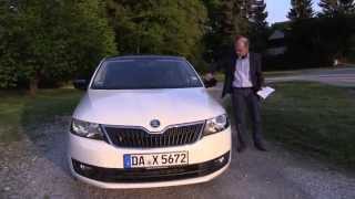 2015 Skoda Rapid Spaceback test drive review 12 TSI  Autogefühl [upl. by Zetra]