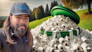 1 Year of Toilet Paper in a Septic Tank [upl. by Anaib]