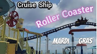 Cruise ship RollerCoaster in action  Mardi Gras [upl. by Gasser]