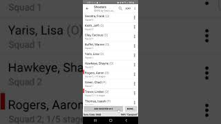 Practiscore Adding shooter to a match [upl. by Ahtiek]