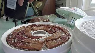 Making Beef Jerky at Home with a Nesco Dehydrator [upl. by Amaryl]