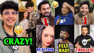 Triggered Insaan Reacts to Fangirls after Engagement 😳🤣 Samay Raina amp Tony Kakkar Harsh BB [upl. by Vinita]