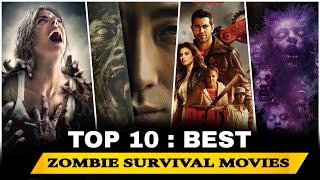 Top 10 Best Zombie Survival Movies In Hindi  2024 New Zombie Movies  Best Zombie Movies [upl. by Atinrahs]