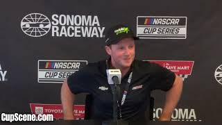 NASCAR at Sonoma Raceway June 2024 Will Brown prerace [upl. by Anaujait279]