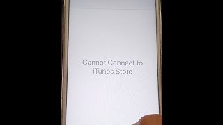 How To Fix quotCANNOT CONNECT TO iTUNES STOREquot on iPhone iPad Air Mini Pro iPod Touch 6 17 18 [upl. by Mcintyre457]