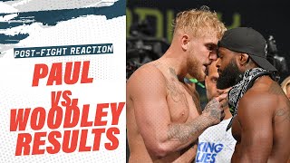 Jake Paul vs Tyron Woodley Results  PostFight Show  Morning Kombat [upl. by Annoerb]