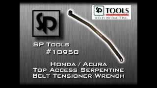 SP Tools 10950 Honda  Acura Serpentine Belt Tensioner Wrench [upl. by Noremak]