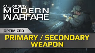 COD MODERN WARFARE 2019 OPTIMIZED PACK Primary amp Secondary Weapon Tutorial [upl. by Anier]