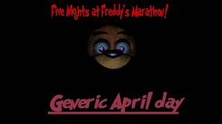 🔴Playing all FNaF games on a generic April day [upl. by Casi]